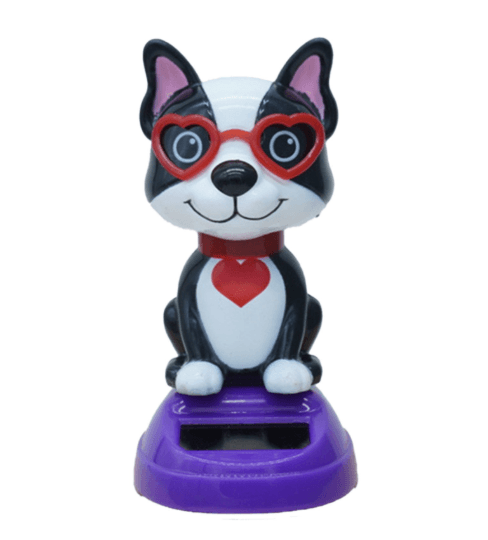 Güneş Enerjili Solar Sallanan Gözlüklü Kedi