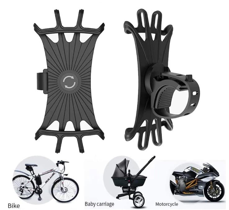 Silikon Esnek Bisiklet Telefon Tutucu