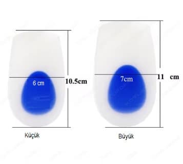 Erkek İçin Darbe Emici Topuk Silikonu