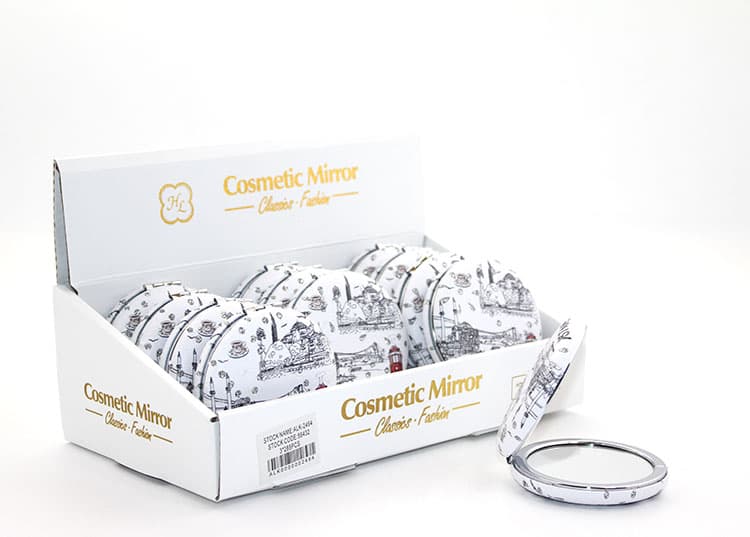 Taşlı İstanbul Tasarımı El Aynası Kalın Model 7