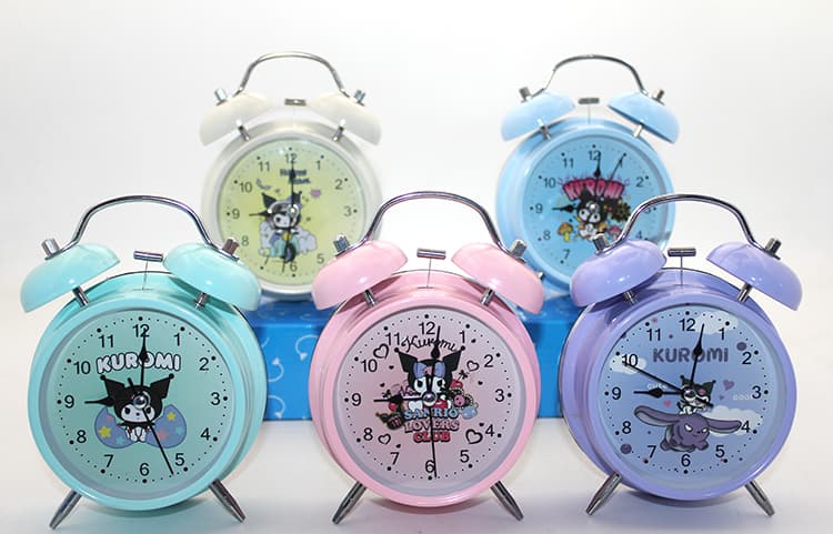 Kuromi, Hello Kitty, Mickey Mouse Masa Üstü Çalar Saat