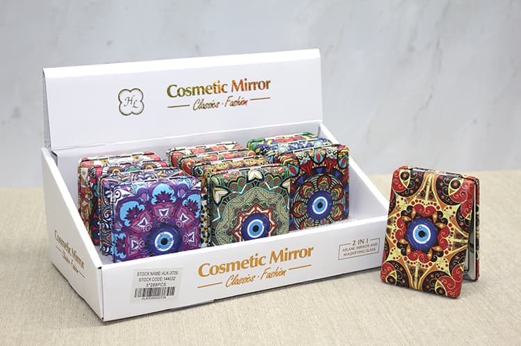 Taşlı El Aynası Dikdörtgen Kalın Model 2