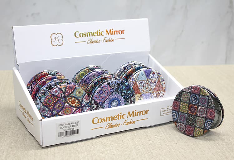 Taşlı El Aynası Yuvarlak İnce Model 1