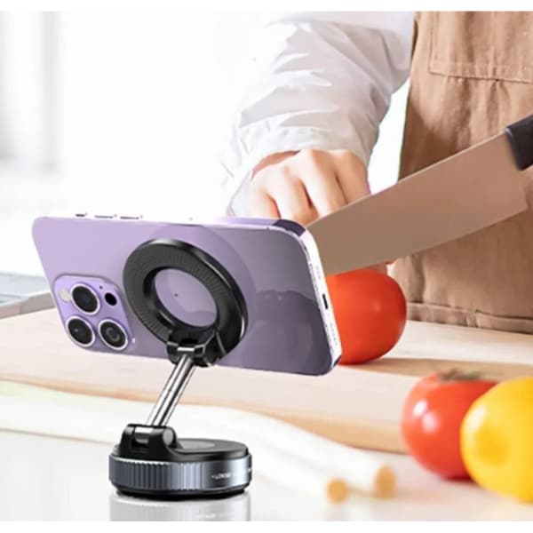 Vakumlu Manyetik Araç İçi Telefon Tutucu