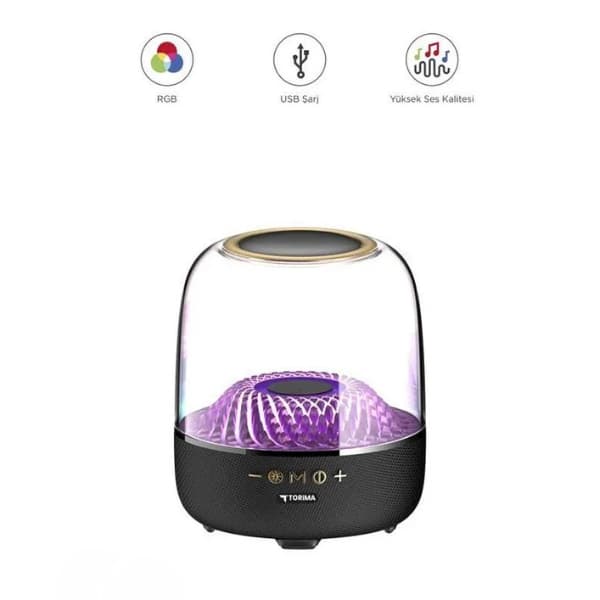 D33 Siyah Taşınabilir Kablosuz Bluetooth Hoparlör