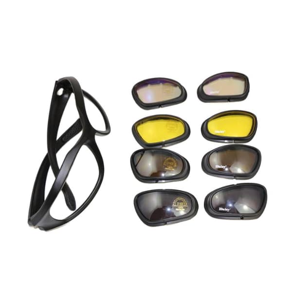 Çok Lensli Tactical Gözlük Seti