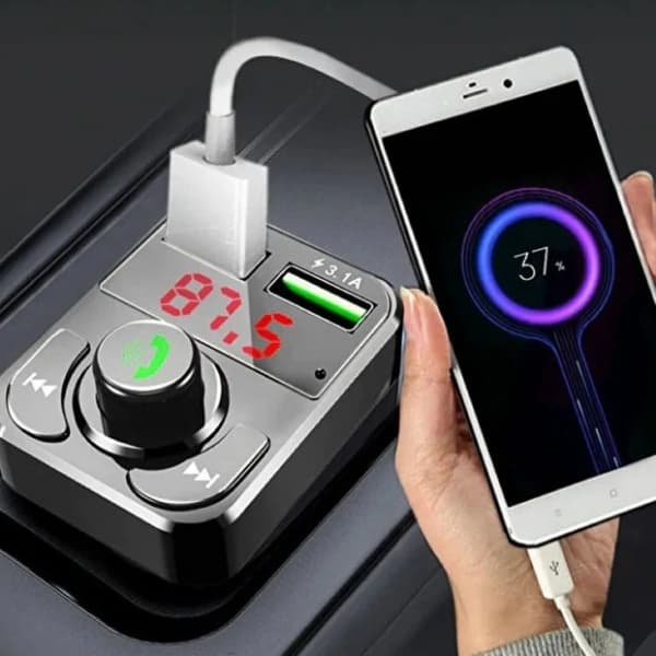 QC 3.1A USB &amp; PD /TF FM Transmitter