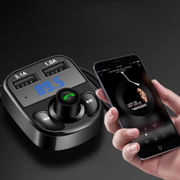 QC 3.1A USB &amp; PD /TF FM Transmitter