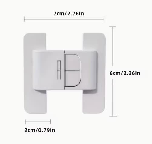 4 Adet Buzdolabı Çekmece ve Dolap Kapağı Çocuk Kilidi
