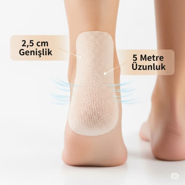 Ayakkabı Vurma Önleyici Rulo Bant 2.5 cm X 5 m