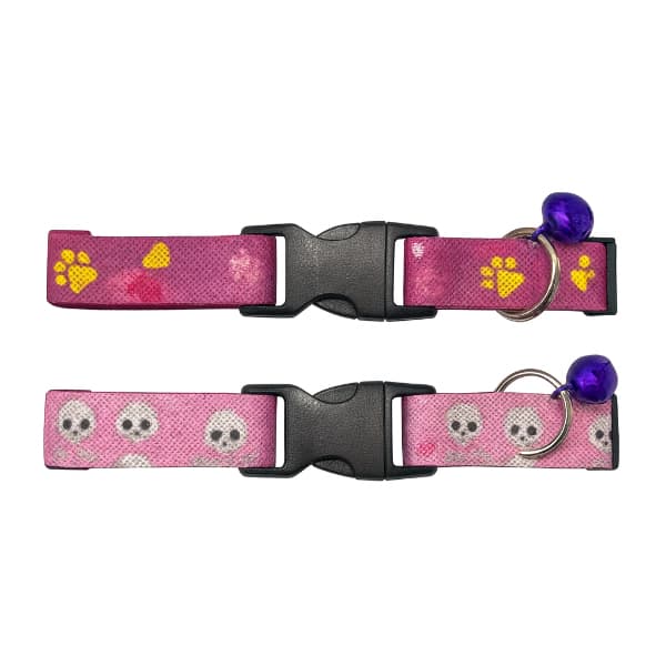 Desenli Zilli Kedi Tasması