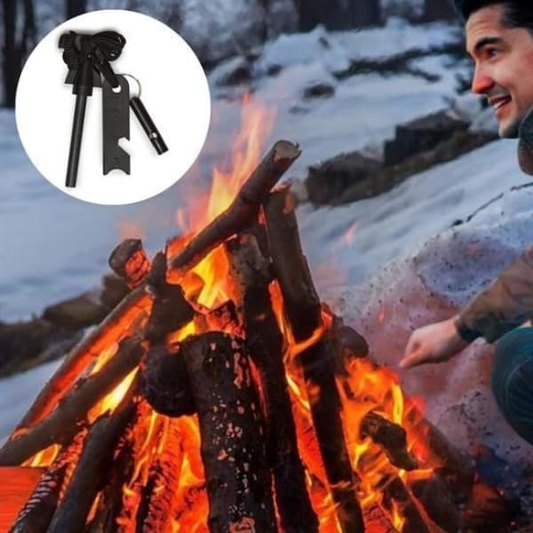 Acil Durum Magnezyum Çakmaktaşı Hayatta Kalma Kiti