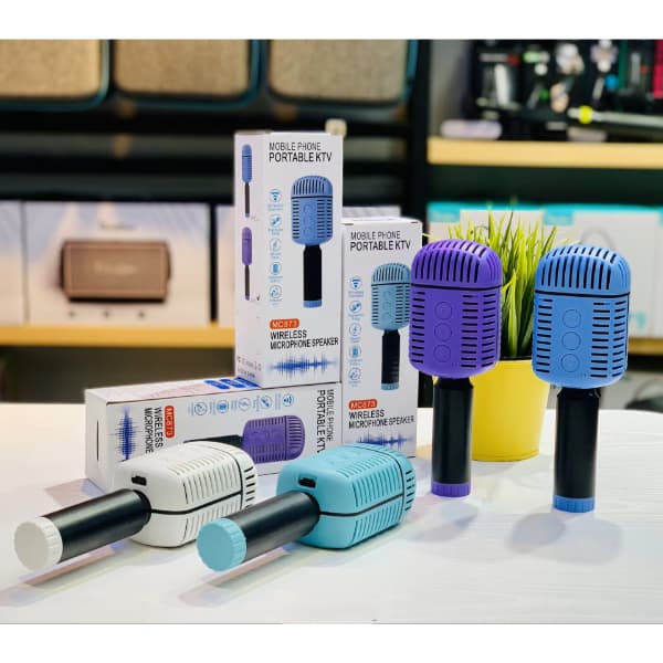 Kablosuz Hoparlörlü Karaoke Mikrofonu
