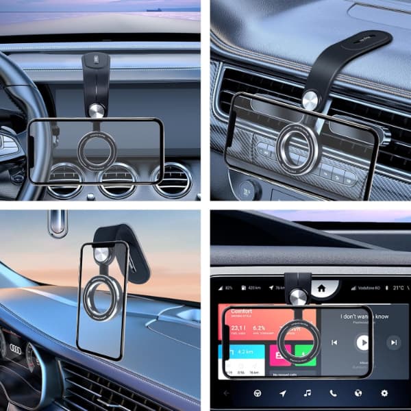 Kompakt Dayanıklı Manyetik Araç İçi Telefon Tutucu