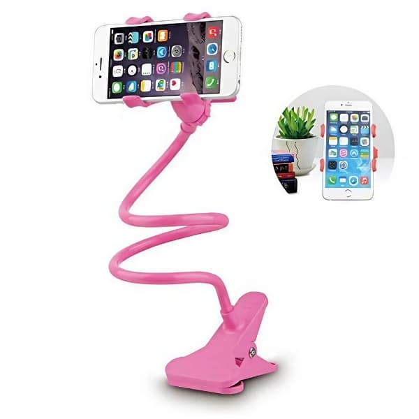 Pembe Renk Akrobat Telefon Tutucu Oynar Başlıklı